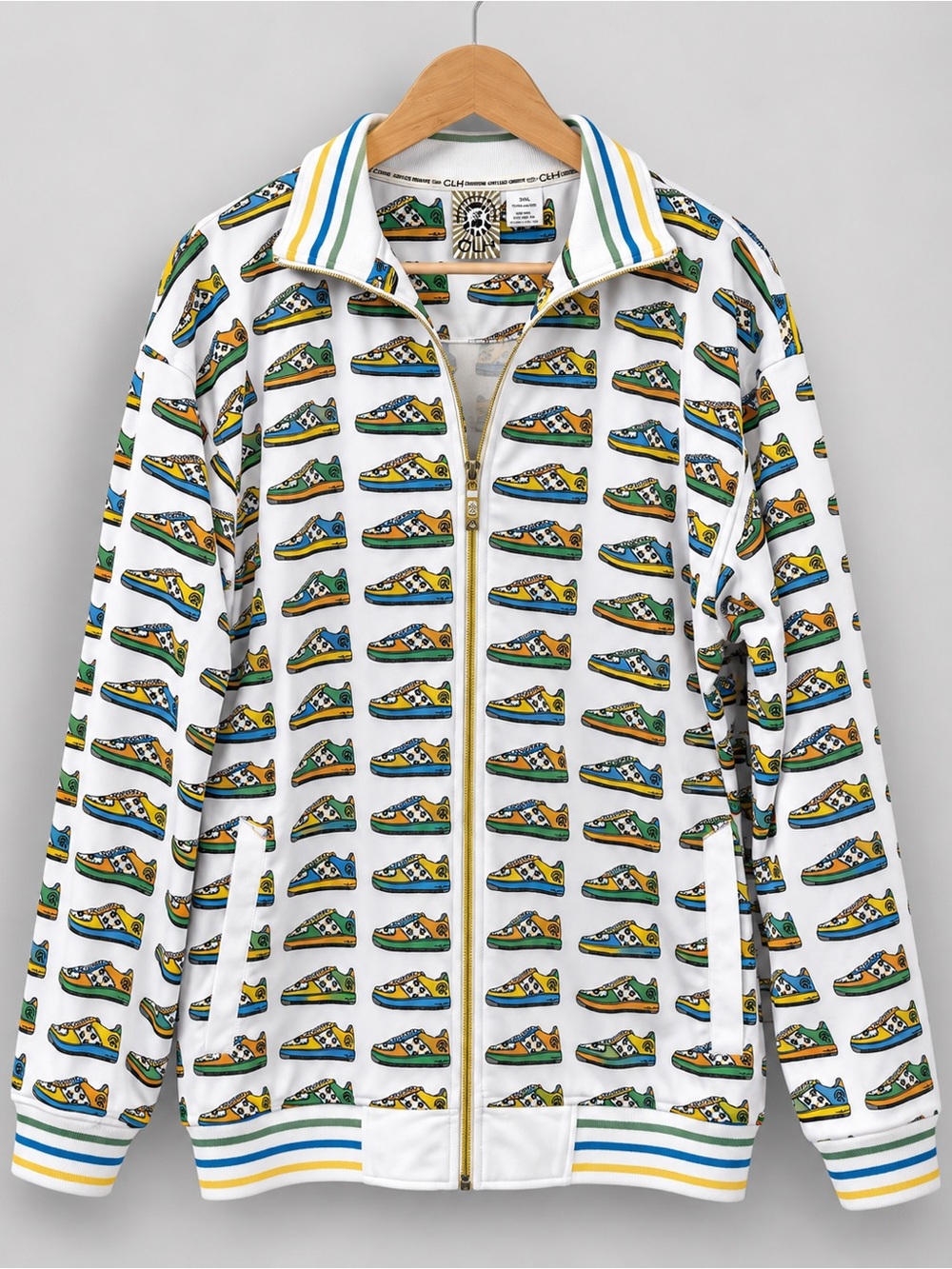 CLH Creating Limitless Heights 3XL Sneaker Print Track Jacket